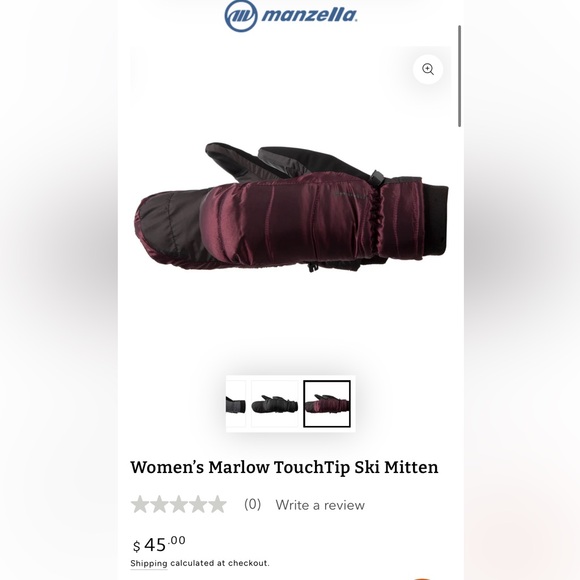 Women’s Marlow TouchTip Ski Mitten, NWT, Large - Picture 2 of 7